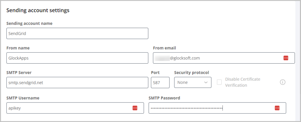 How to create a sending account with SendGrid's SMTP settings? - Help ...