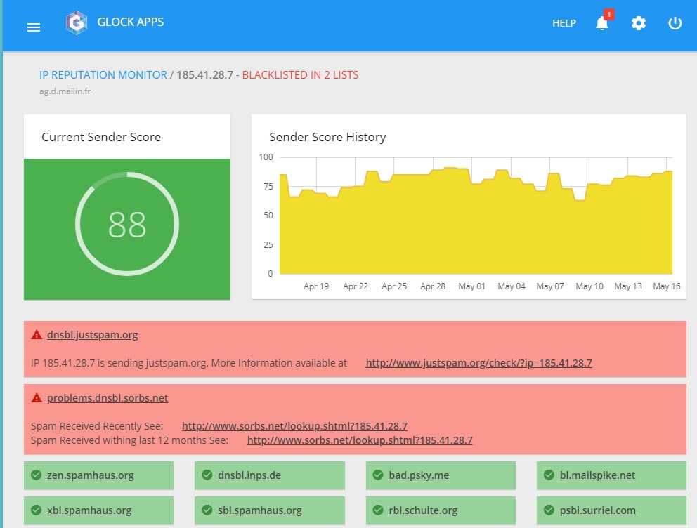 Como remover o endereço IP da Blacklist