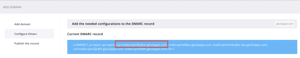 DMARC monitor