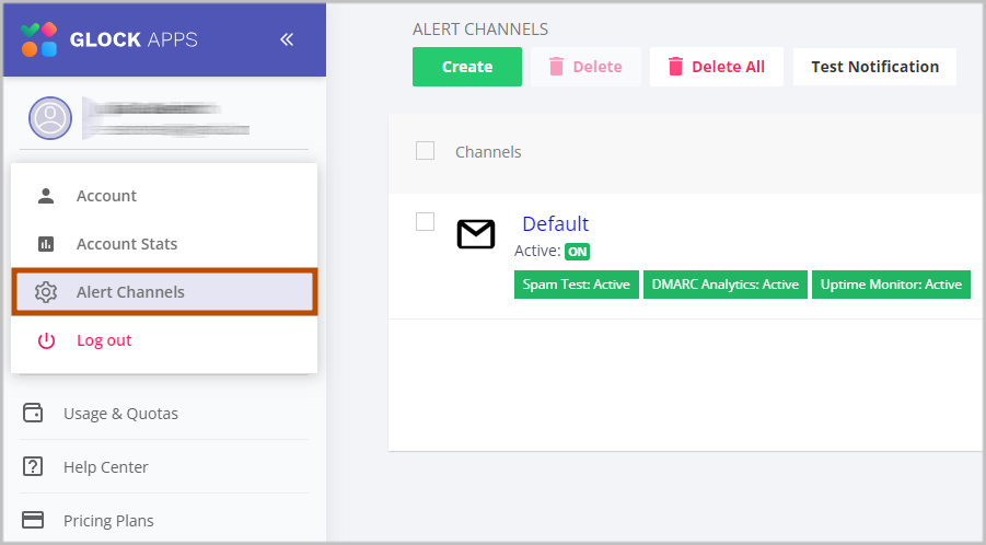 How to Receive GlockApps Alerts via Email, Slack, Telegram, and PagerDuty