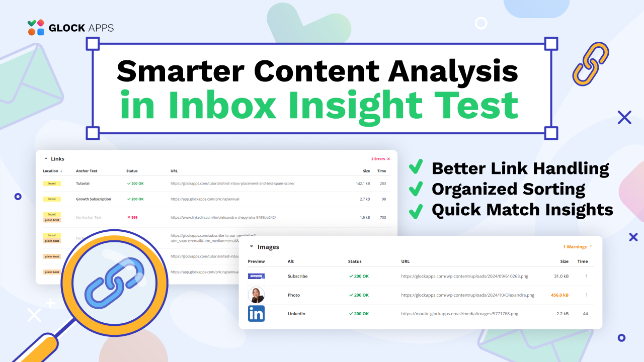 Smarter Content Analysis in the Inbox Insight Email Deliverability Test
